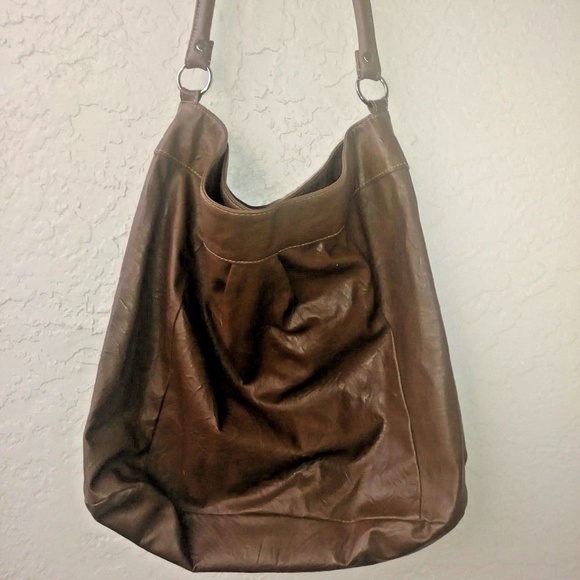 Brown Purse Pocketbook Handbag Shoulder Bag Tote - Picture 5 of 7